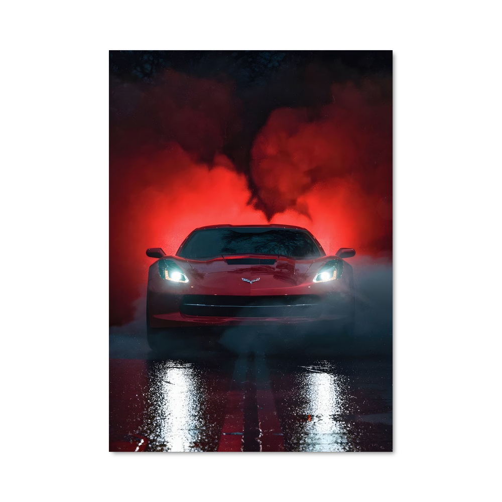 Poster Corvette Splash
